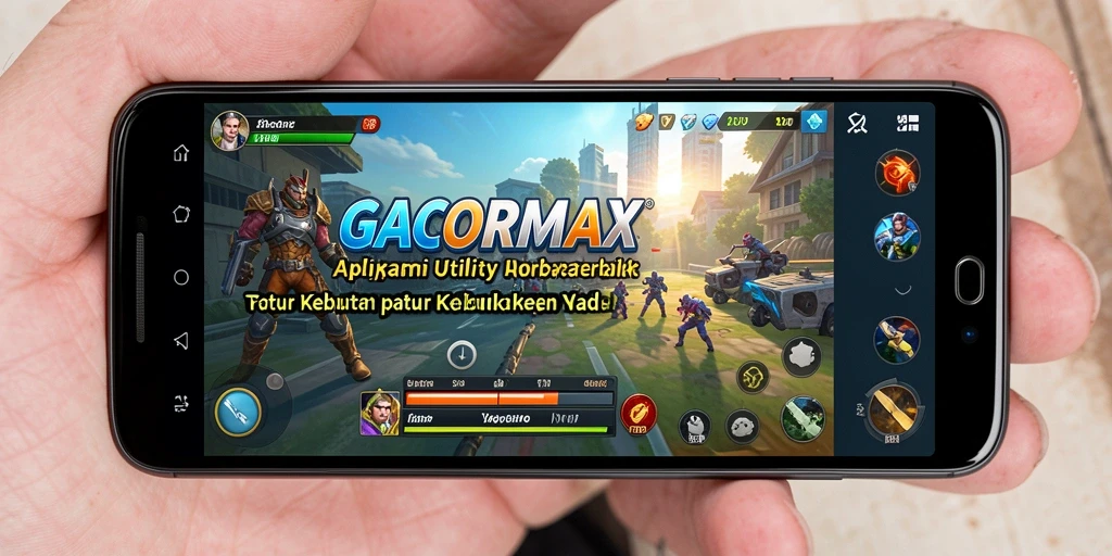 Tampilan antarmuka GACORMAX yang intuitif dan fungsional.