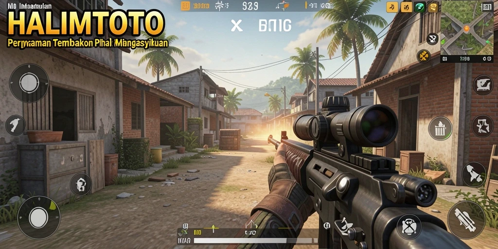Tampilan gameplay HALIMTOTO yang seru dan penuh aksi.