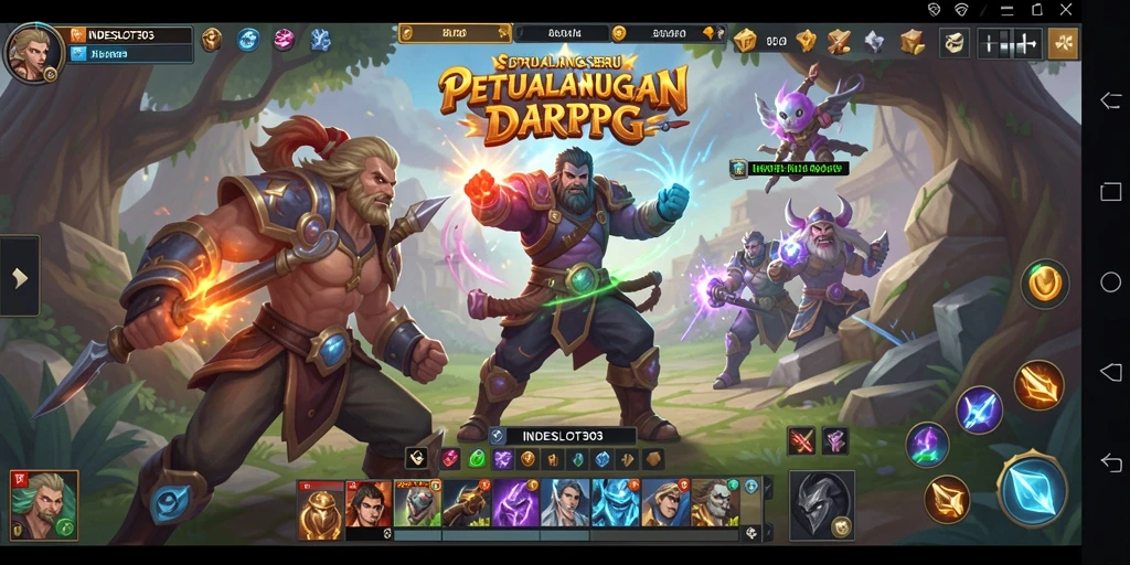 Tampilan seru gameplay INDESLOT303 yang mendebarkan.